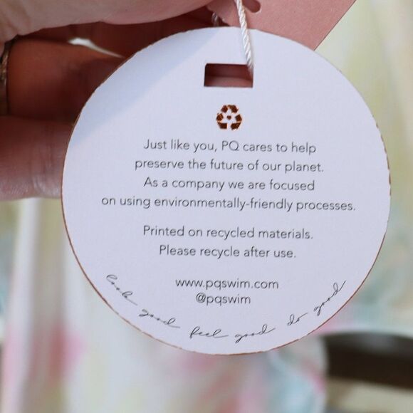 PQ Swim Anthropologie Utopia Aphrodite Tie Dye One Piece Swimsuit L - Picture 8 of 10